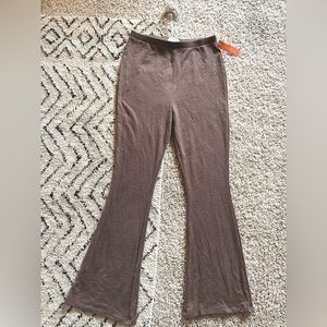 Brown Flare Leggings